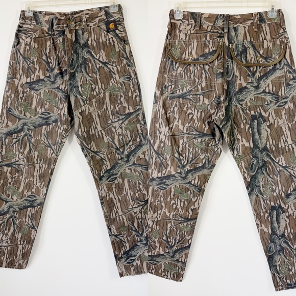 vintage carhartt Other - NWOT Vintage Carhartt WU345 Camo Double Knee Hunting Pants 32 X 32